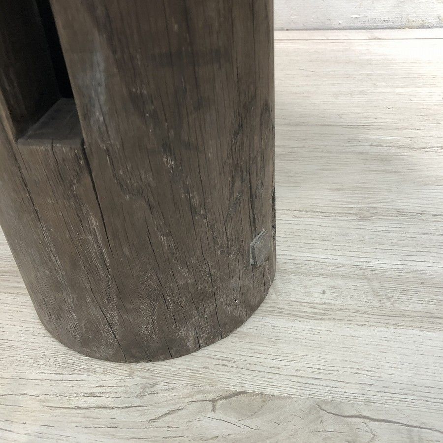 木製 ろくろテーブル