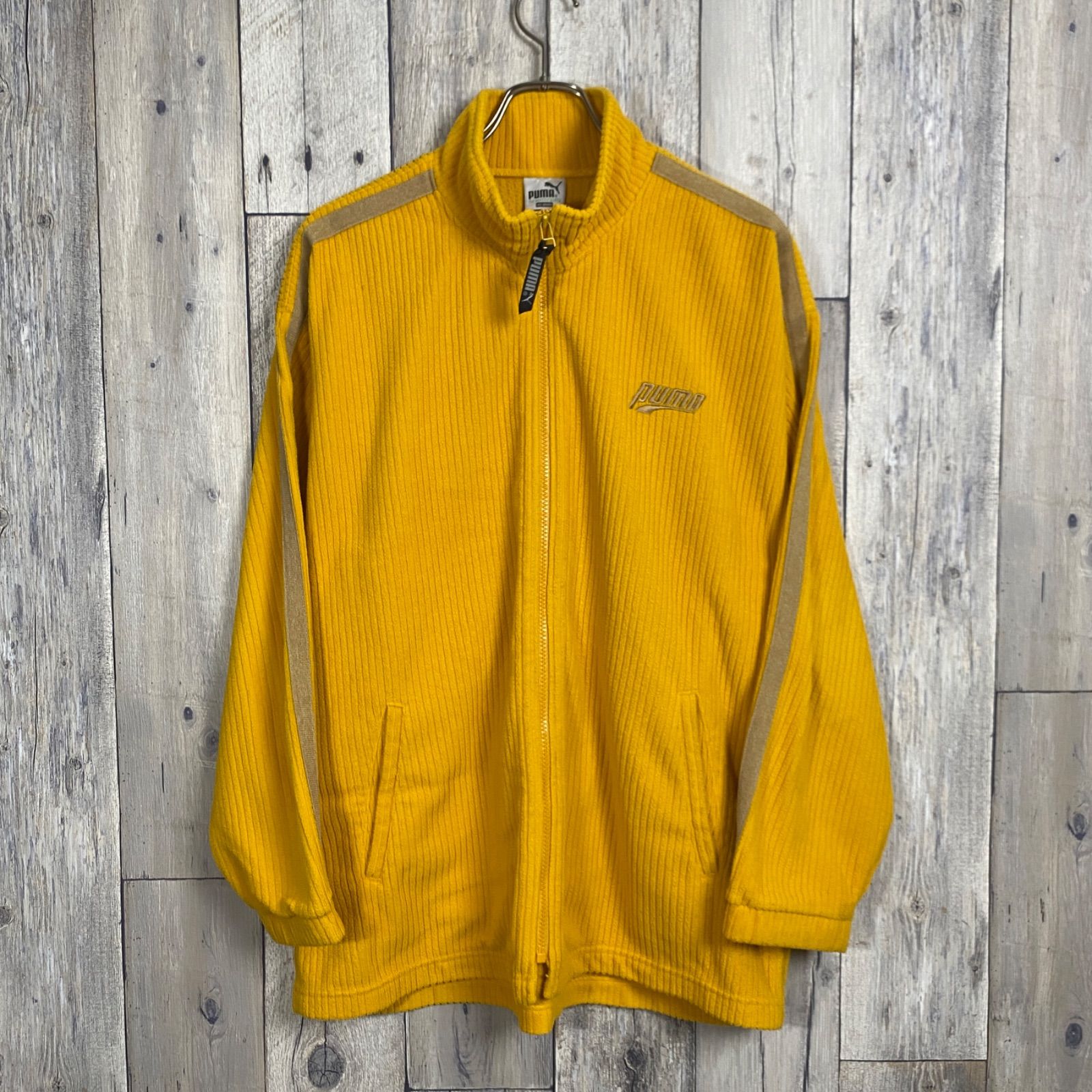 OLD PUMA 90s プーマ】ヒットユニオン製 コーデュロイ ライン ジャージ