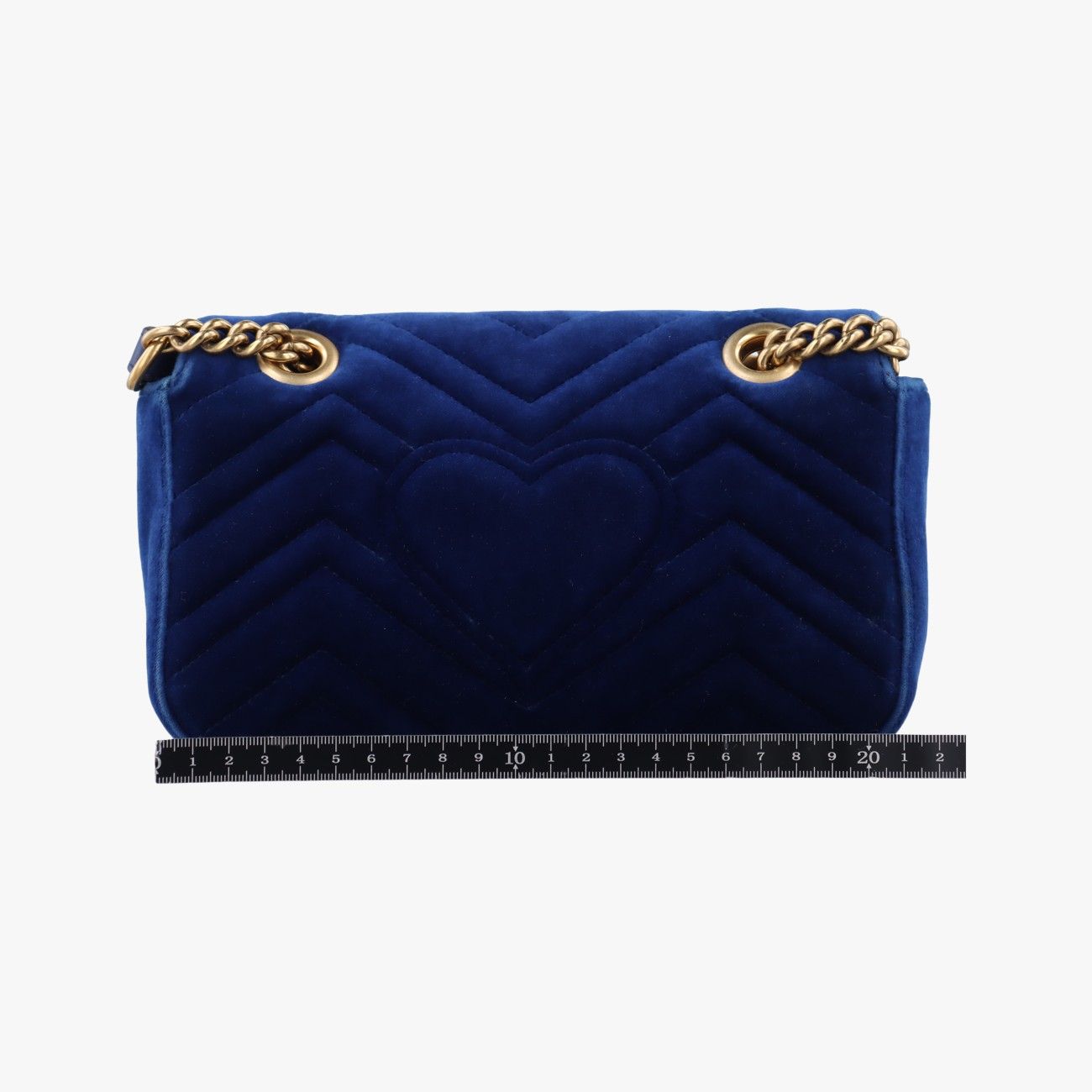グッチGucciGGマーモントブルーベロア446744H022329426