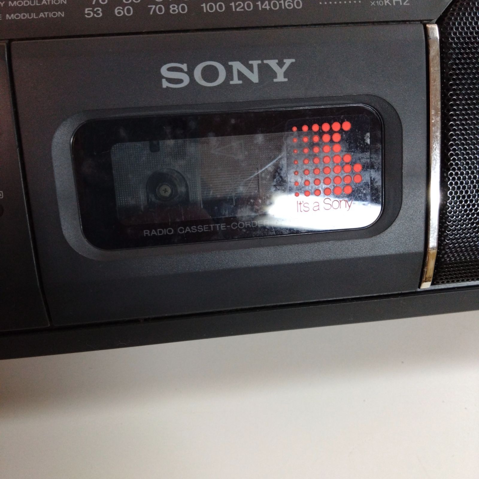 ジャンク】SONY CFM-170TV ラジカセ ブラック 黒 ソニー - メルカリ