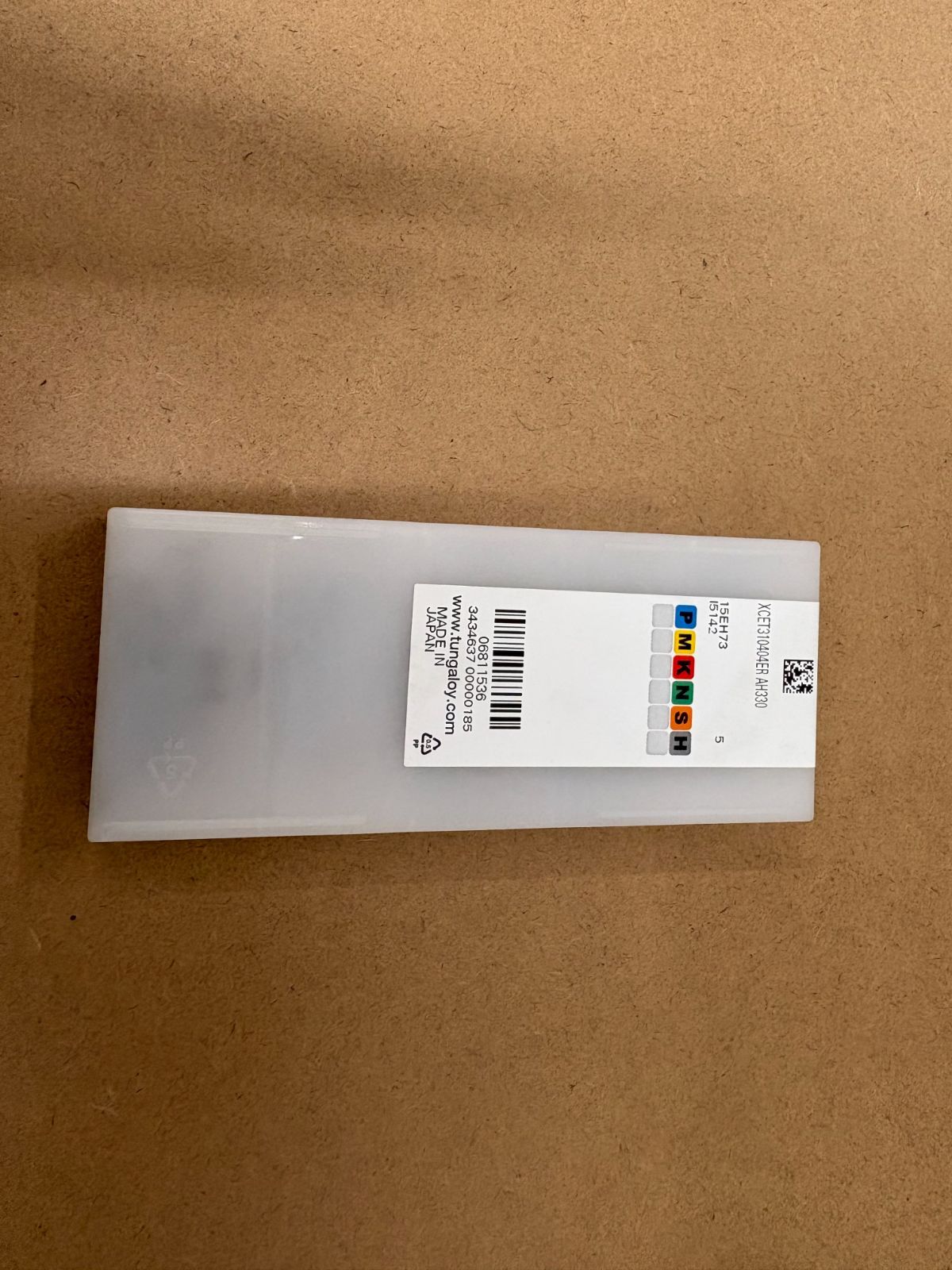 タンガロイ チップ XCET310404ER AH330 1箱5個入り