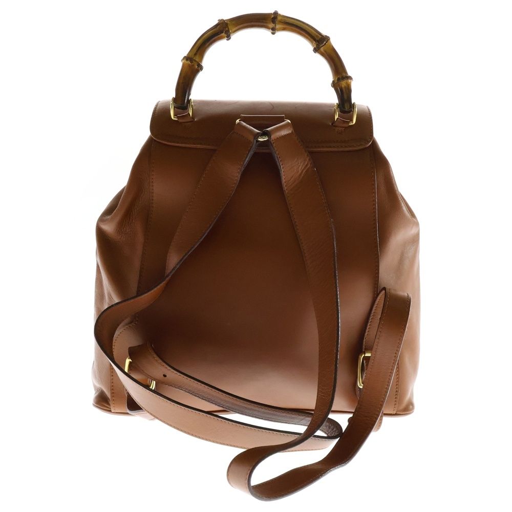 GUCCI (グッチ) バンブー レザー バックパック リュックサック