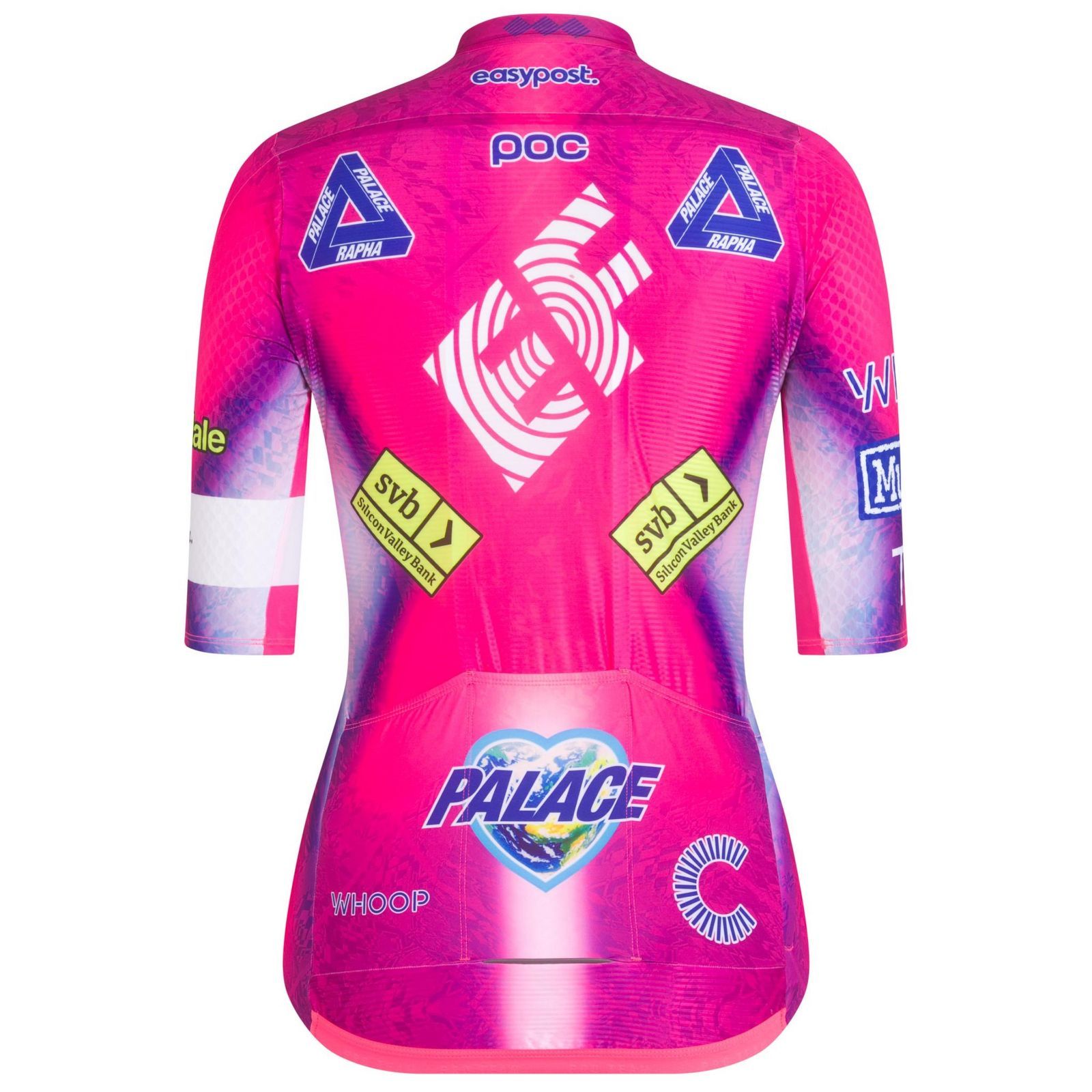 【未使用品】Rapha EF サイクルジャージ ホワイト/ピンク 新品 Rapha EF イージーポスト メンズ プロチーム ジャージ XL