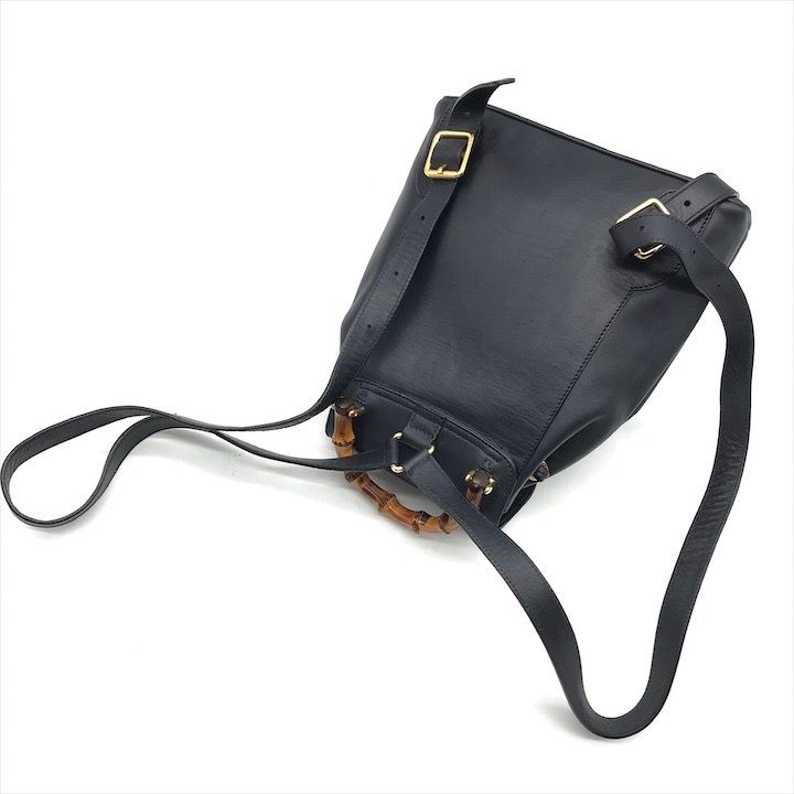 GUCCI グッチ バンブー ミニ リュック バックパック レザー GUCCI グッチ バンブー ミニ リュック バックパック レザー