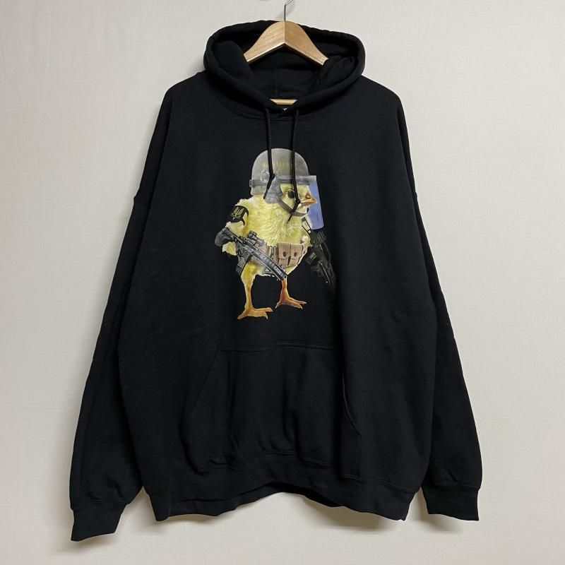 MILKBOY CHICKEN HOODIE ひよこ プリント 裏起毛 オーバーサイズ プル