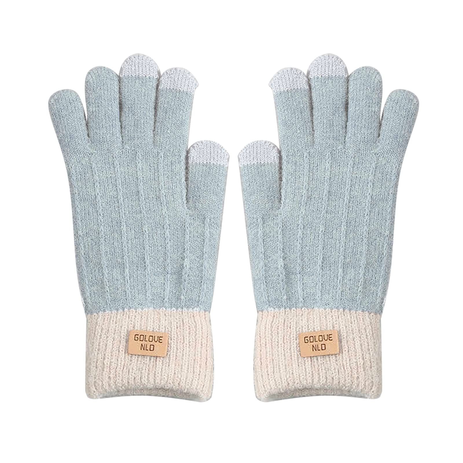 まもなく終了 暖かい 柔らかい 防寒 おしゃれ グローブ スマホ対応 冬 ニット手袋 女性用 レディース 寒さ対策 通学 手袋 通勤 雪遊び Umeloeo ギフト お出かけ