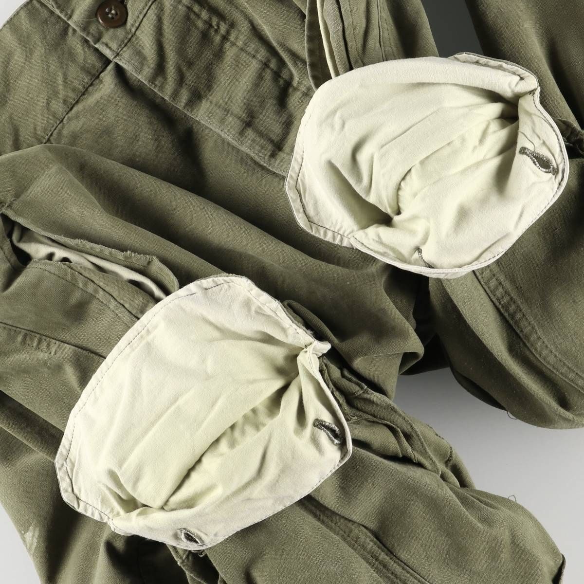 古着 50年代 フランス軍 M-47 ホップサック ミリタリー カーゴパンツ メンズw33相当 ヴィンテージ eva003766 WWW_MORNINGWALKER_COM