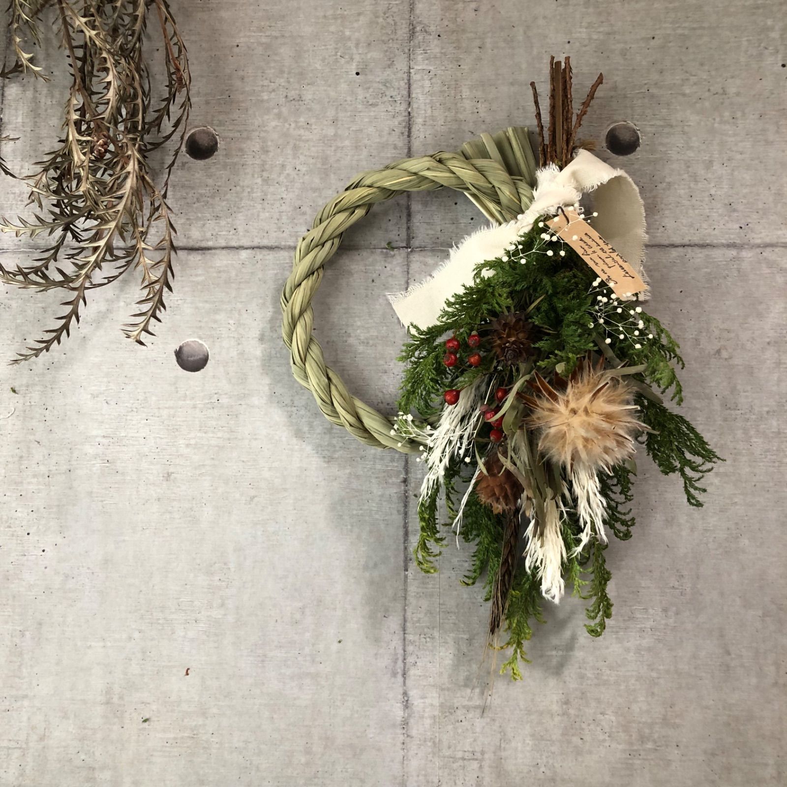 しめ縄スワッグ　専用 しめ縄スワッグ⑨ 送料込み！ - メルカリ