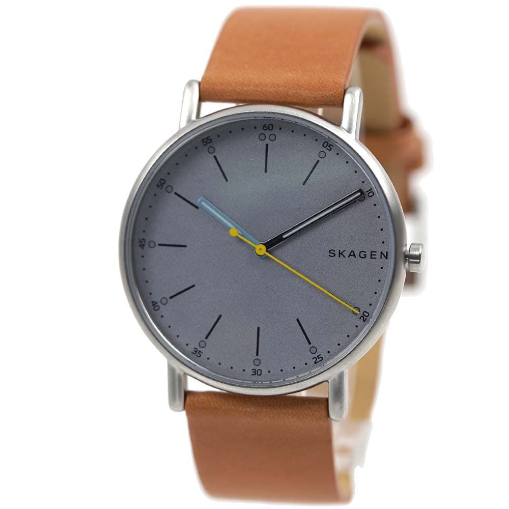 SKAGEN ブラウンレザーウォッチ 新品未使用 HAGEN 三針 ブラウン レザーウォッチ SKW6929 - Skagen