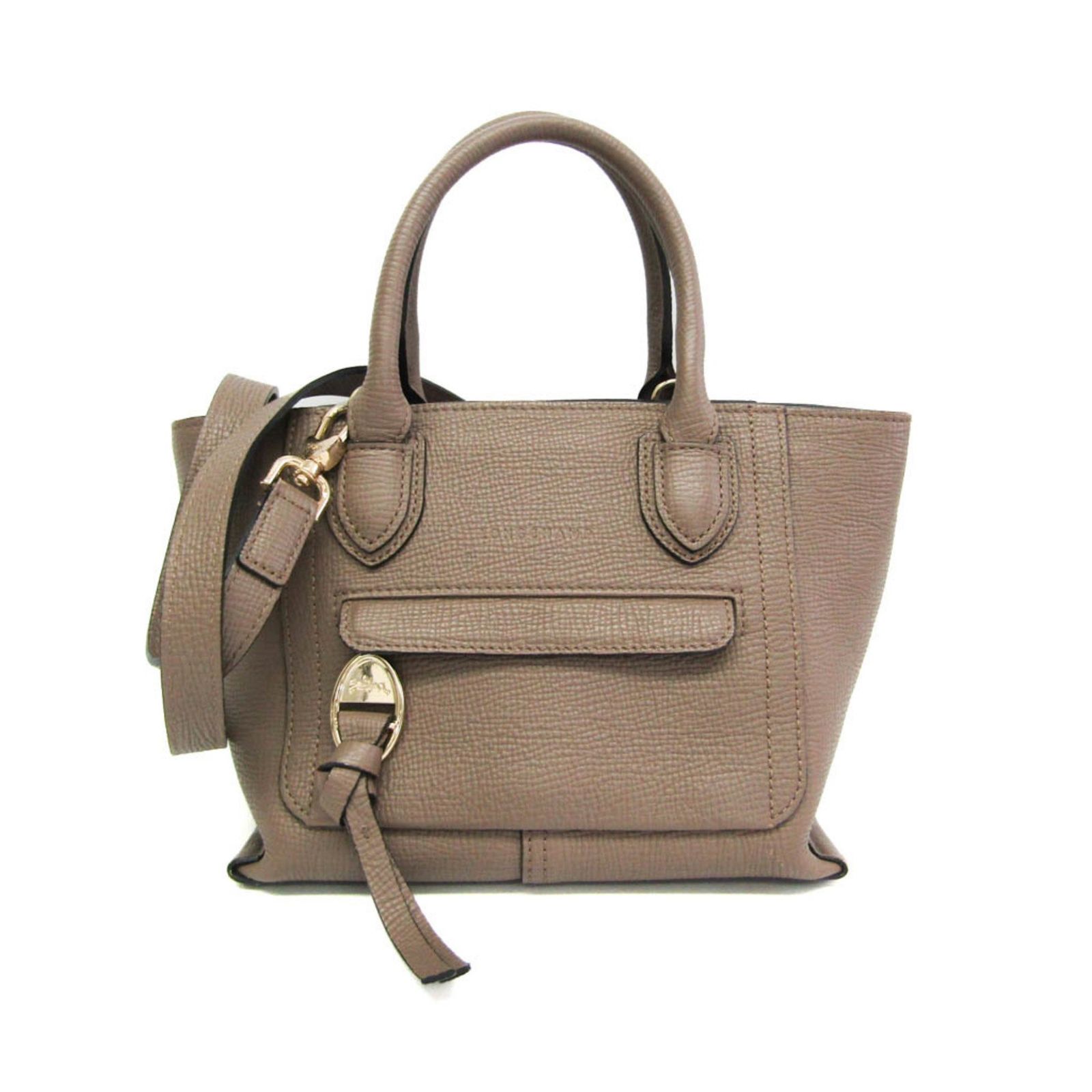 ロンシャン(Longchamp) メールボックス トップハンドル 10103 HTA 015 レディース レザー ハンドバッグ,ショルダーバッグ  グレージュ - メルカリ