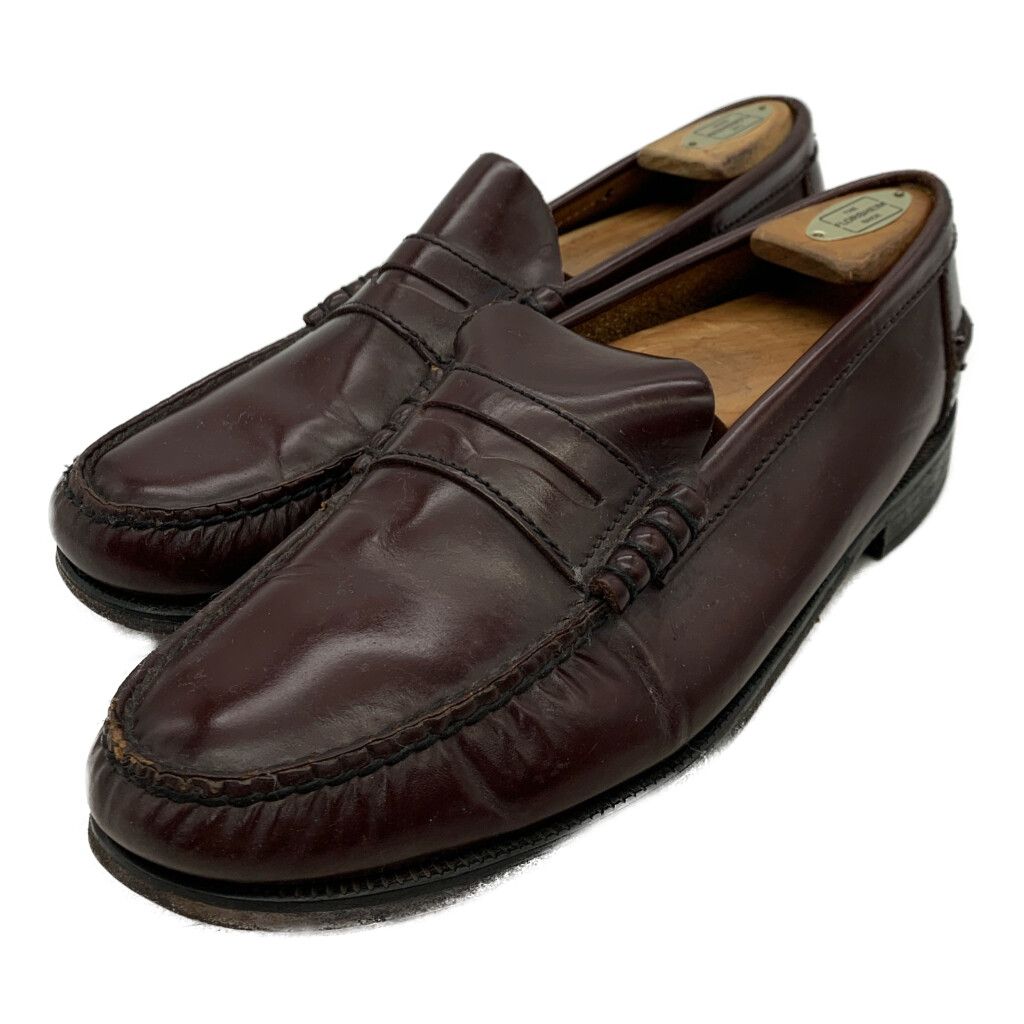 FLORSHEIM フローシャイム コインローファー レザーシューズ ワイン