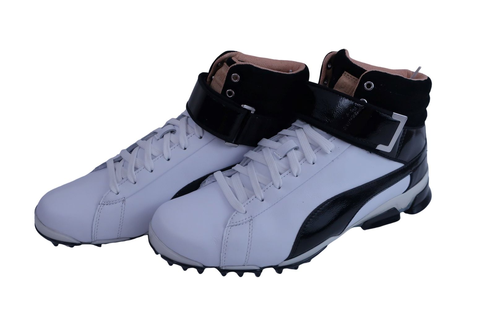【未使用品】PUMA GOLF(プーマゴルフ) ゴルフシューズ タイタンツアー イグナイト ハイトップ SE 白黒 メンズ 26.0cm 189897-01 ゴルフ用品 2410-0489