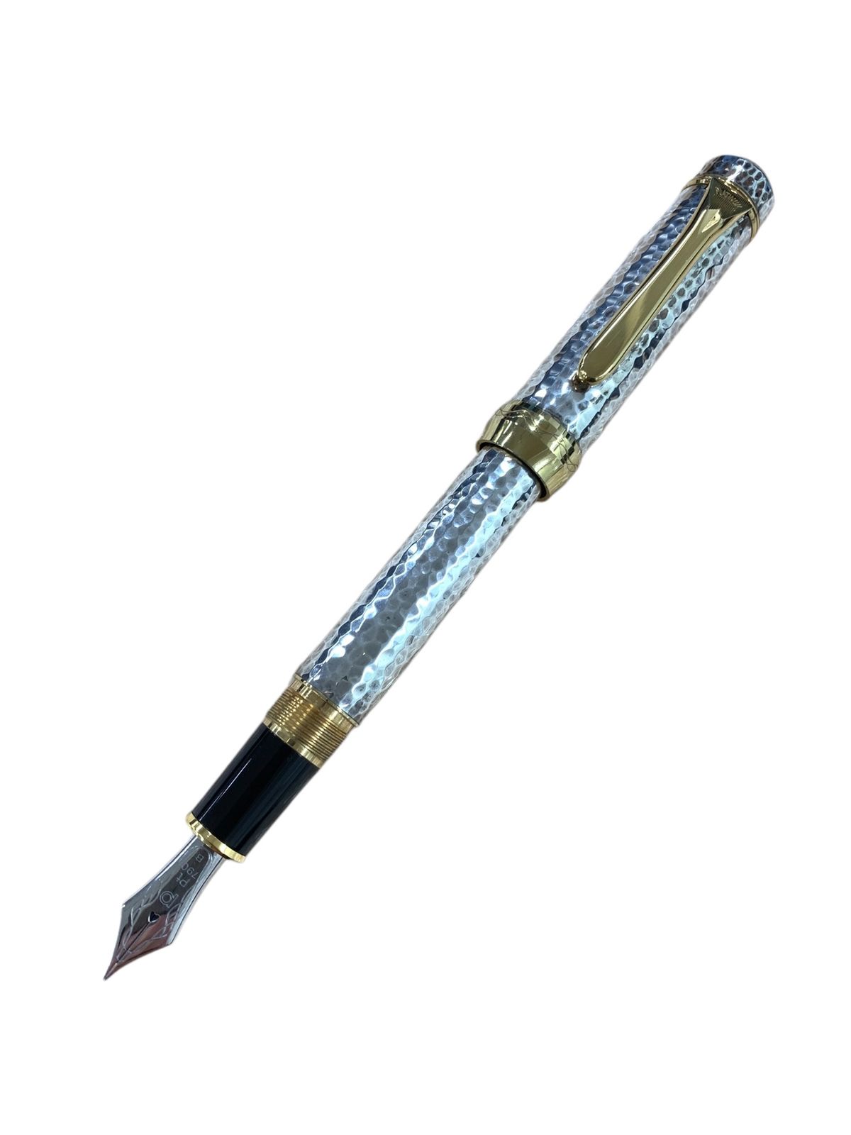 プラチナ 銀無垢 鍛金 金古美仕上げ 万年筆 シルバー PT790 IT8HVXJOQ8CQ