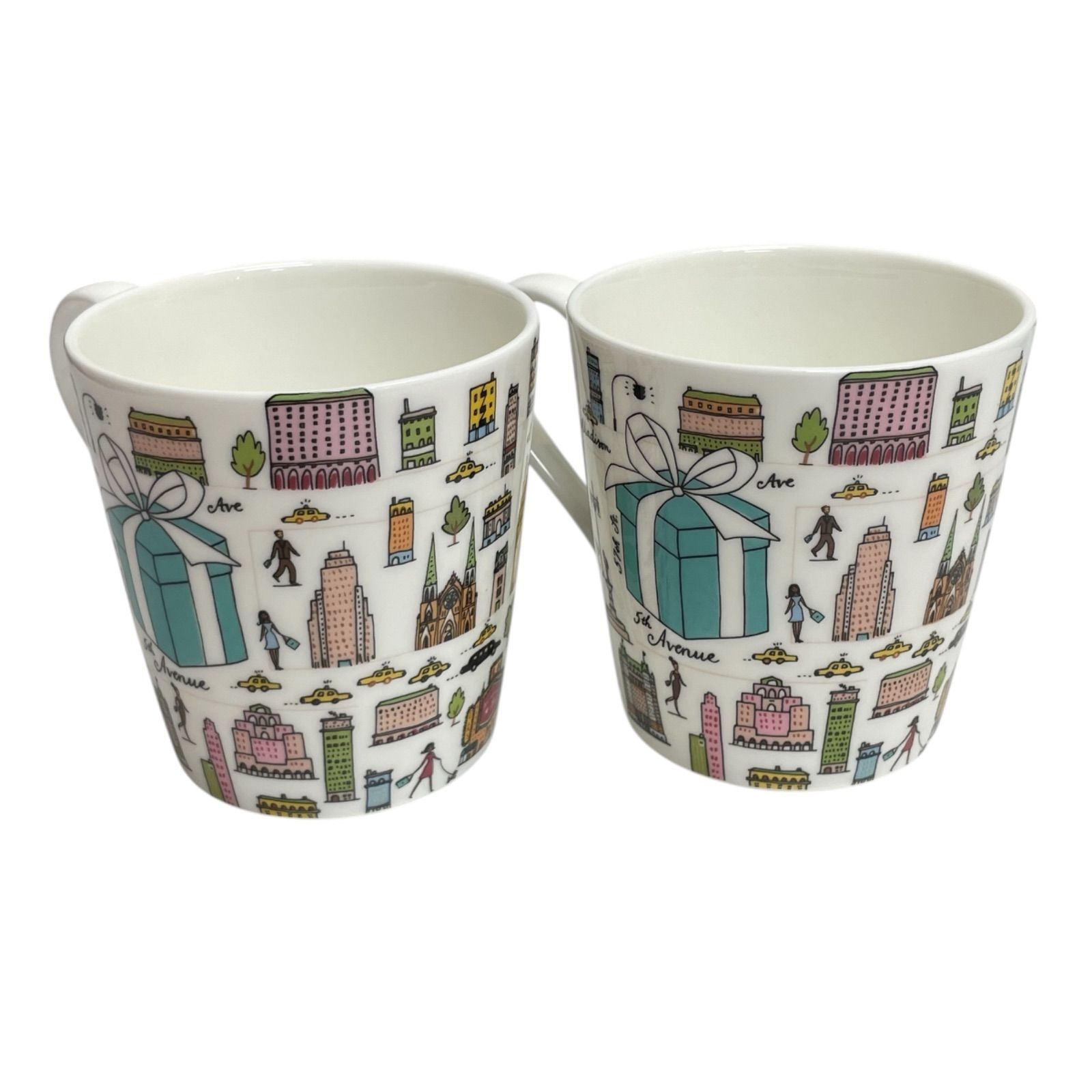  管理番号 T 08 Tiffany Co ティファニー 5 th アベニュー マグ ペア マグカップ コップ グラス コップ グラス 酒器