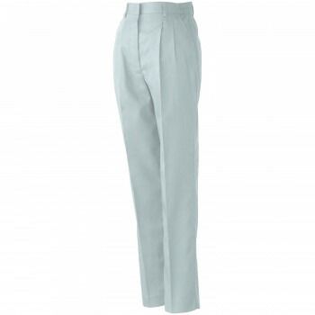 桑和 420 レディースツータックスラックス LLサイズ シルバーグレー(22)