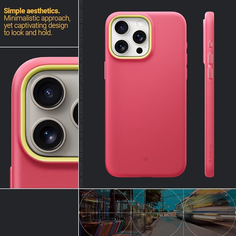 2023年新型・磁力強化】 Caseology iPhone15Pro 用 ケース MagSafe対応