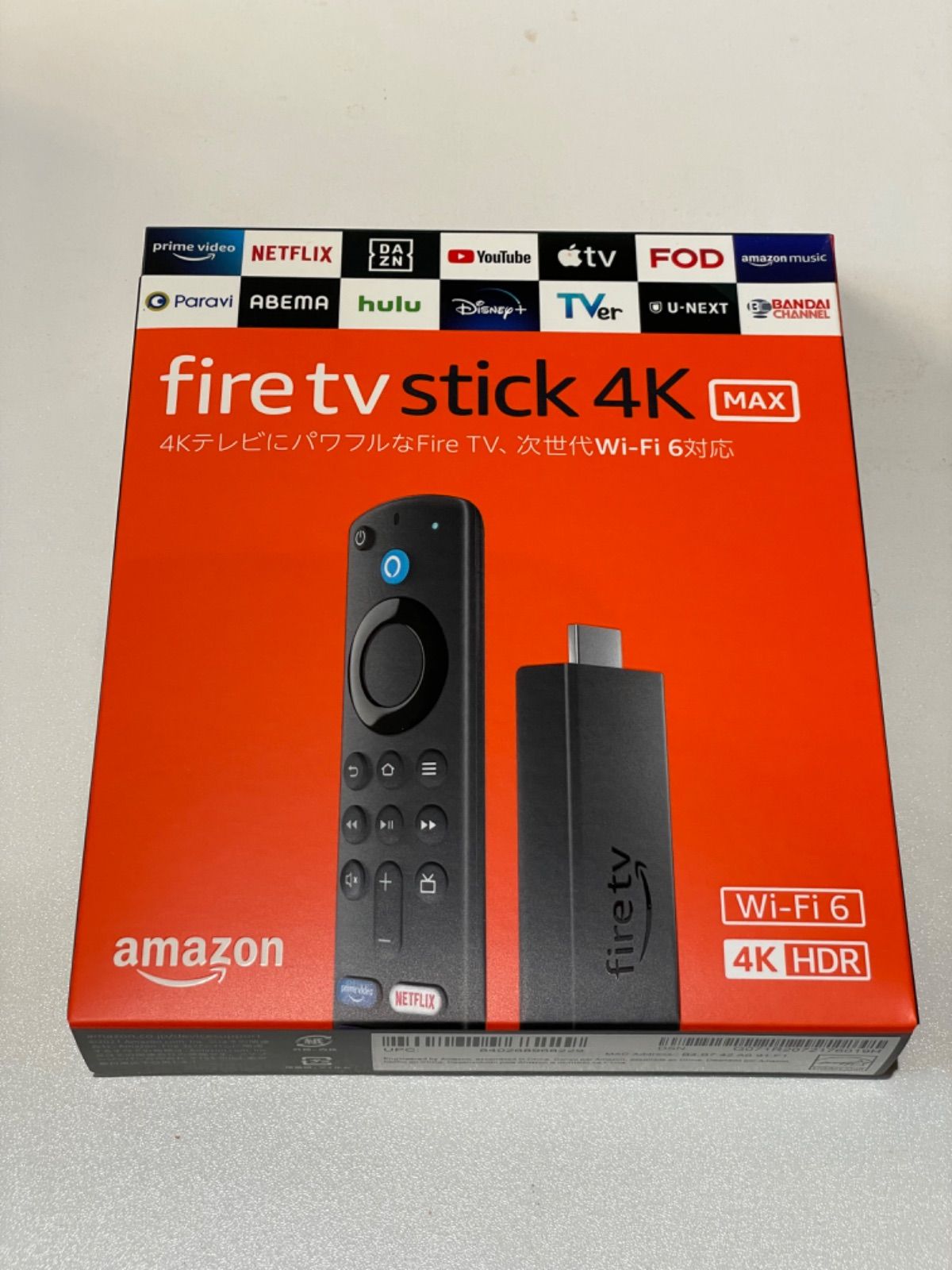 引き出物 FireTVStick4KMax アマゾンファイヤスティック新品