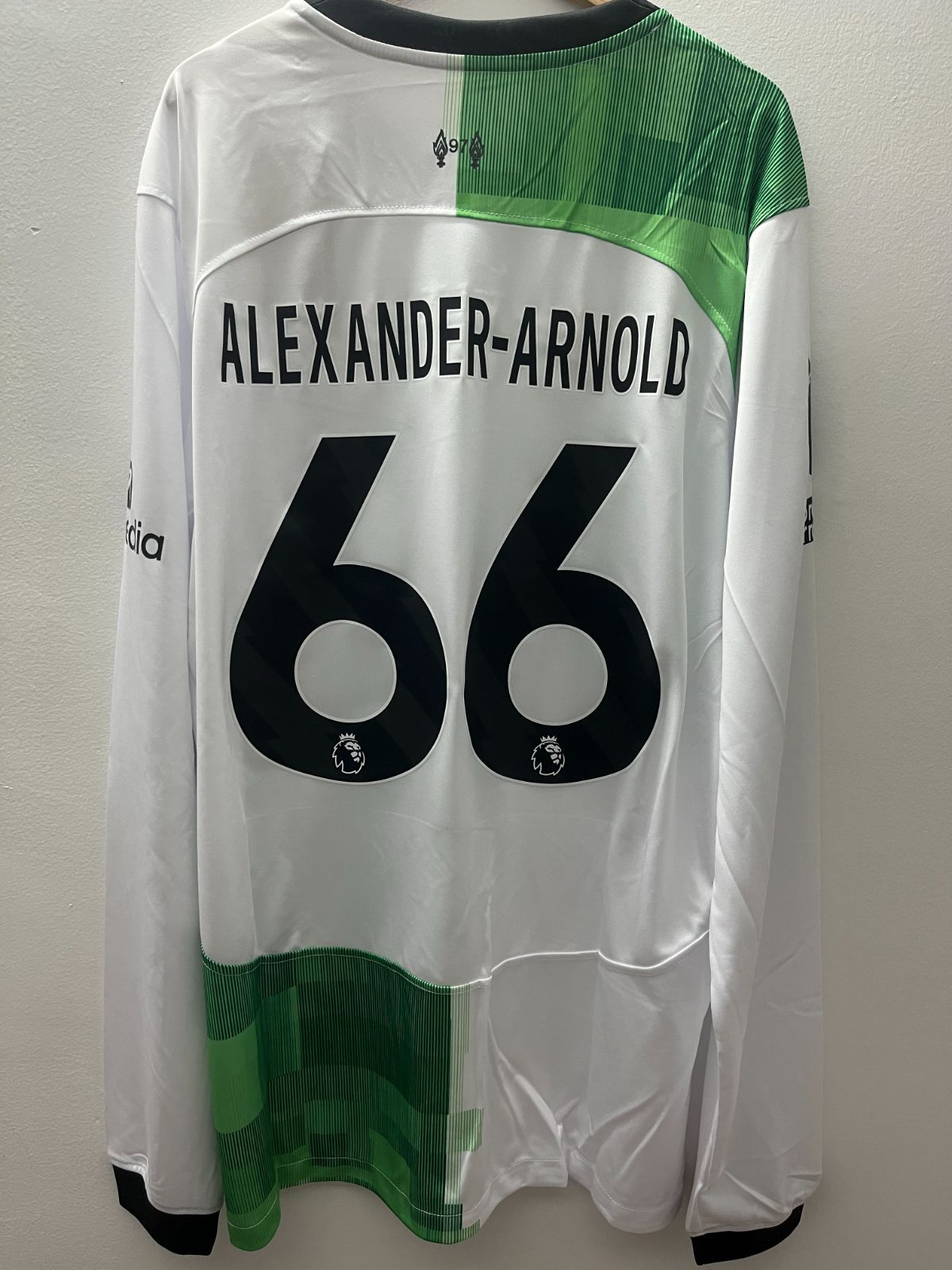 リヴァプール ユニフォーム アウェイ 23-24 アーノルド サッカー ジャージ 66番 ジャージ 長袖 サッカー ジャージ
