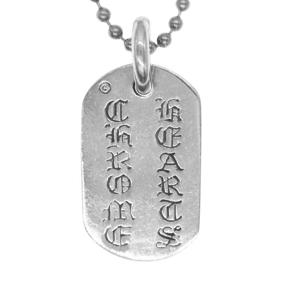 CHROME HEARTS RAISED DOGTAG NYC限定 ネックレス CHROME HEARTS (クロムハーツ) RAISED DOGTAG レイズド