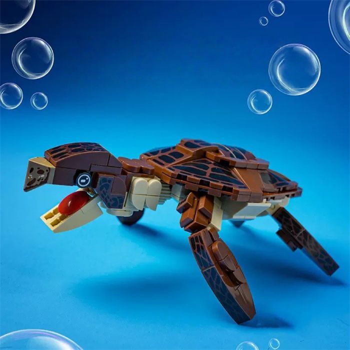 LEGO レゴ 互換 ブロック 海洋生物 ウミガメ 海亀 うみがめ カメ レゴ 