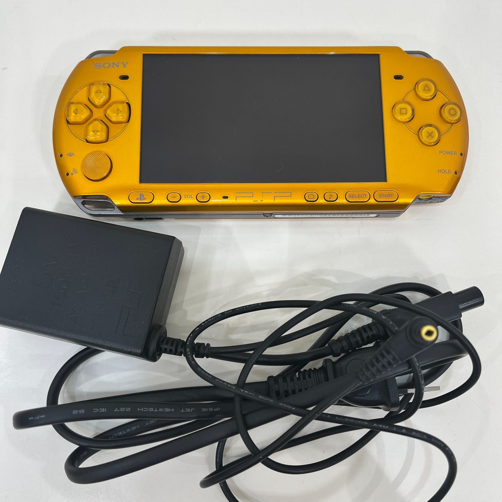 A【中古】SONY ソニー PSP 3000 本体 充電コード イエロー - メルカリ