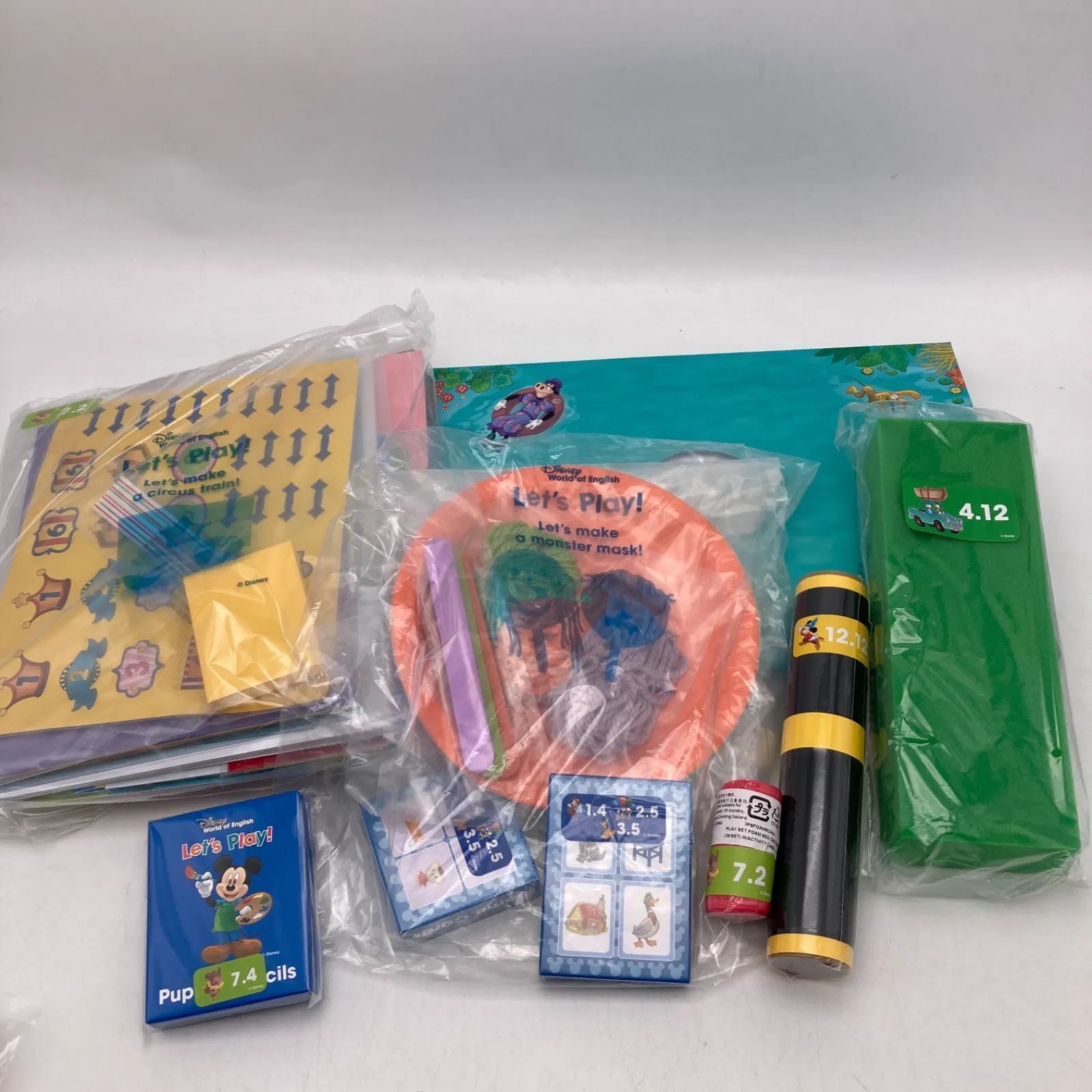 最新 レッツプレイ ブルーレイ ディズニー英語システム DWE 804012