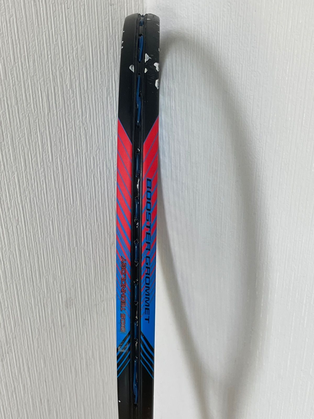 開封のみ MIZUNO ミズノ D FORCE S-10 後衛向き 収納袋付 軟式テニスラケット ソフトテニス