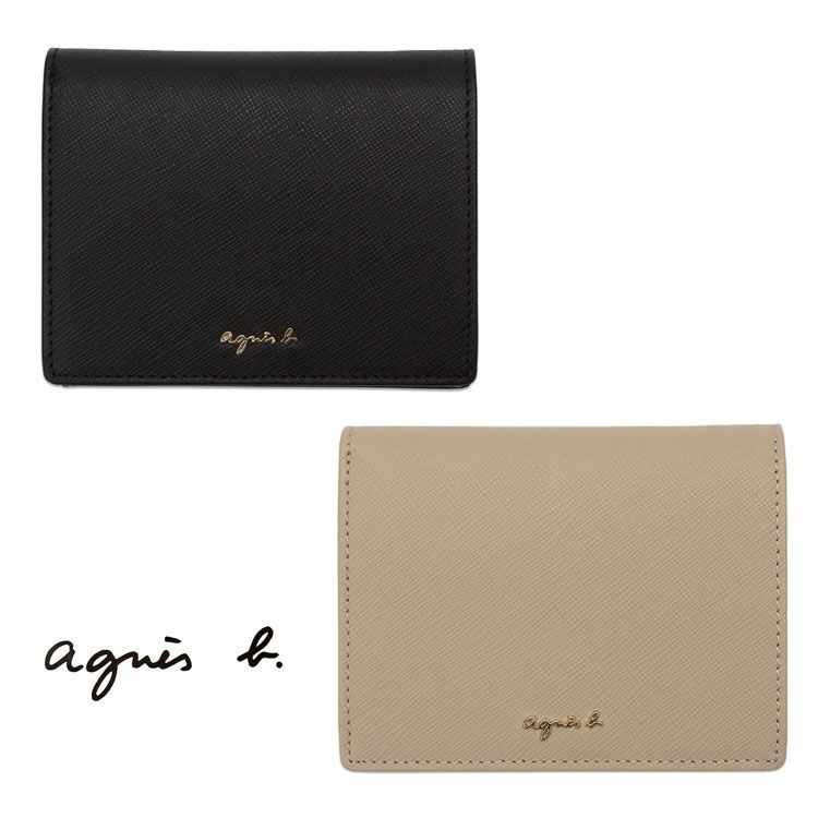 アニエスベー agnesb 財布 MW09-03 ミニ財布 ミニウォレット 2つ折り ミニ サイフ レザー レディース コンパクト財布 ブランド ギフト プレゼント 折り畳み 大人 革 おしゃれ かわいい