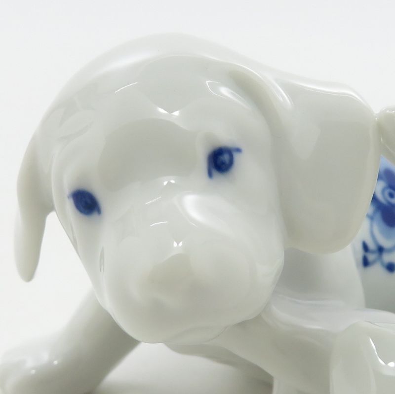 ロイヤルコペンハーゲン フィギュリン ブルーパルメッテ イヌ 犬 ドッグ 置物 オブジェ インテリア 動物 1個 1級品