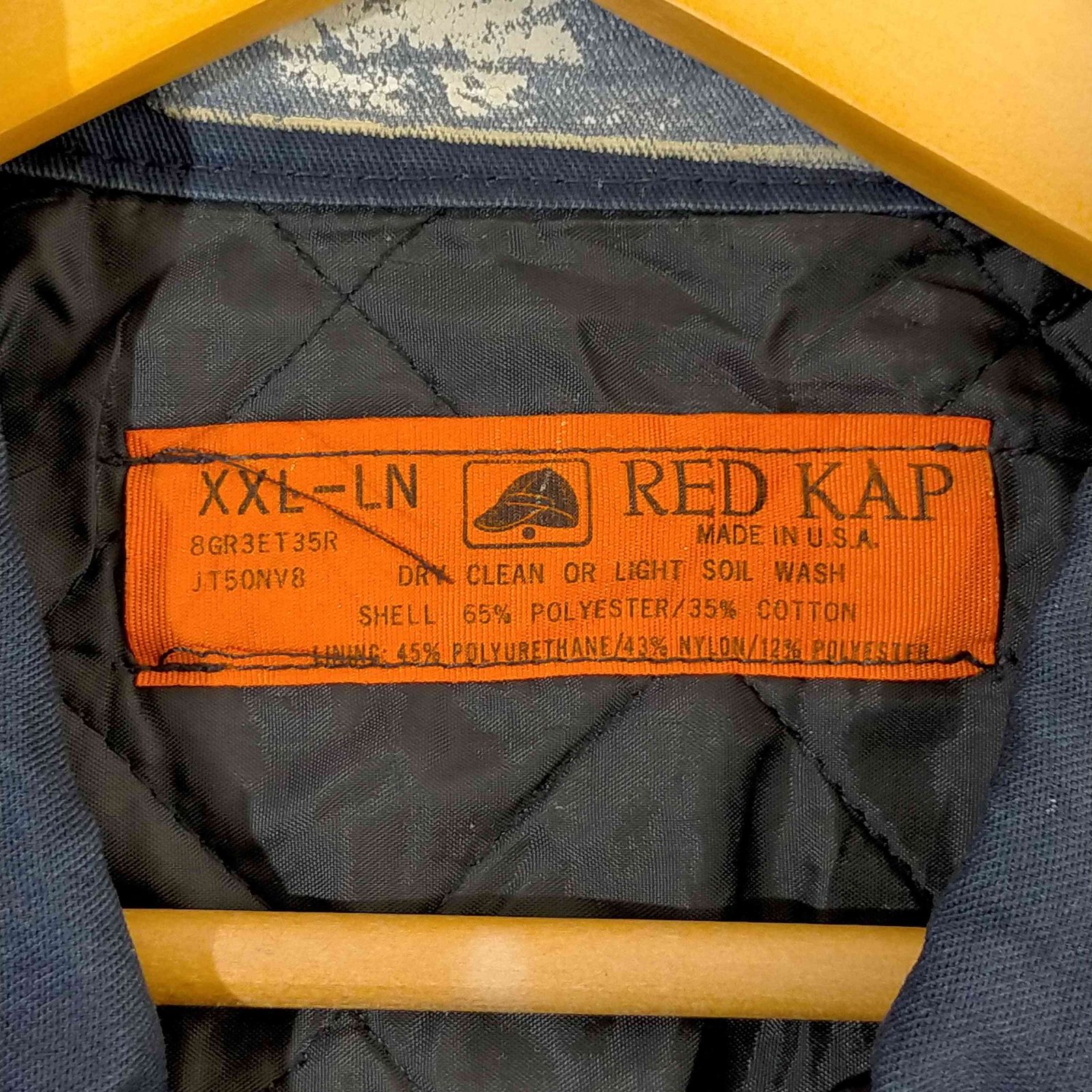 レッドキャップ REDKAP 90S USA製 裏地キルティング ジップアップ 