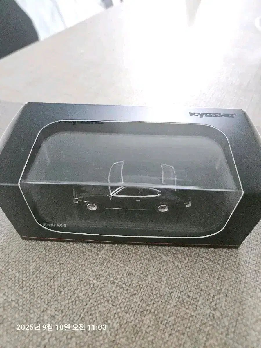 京商 マツダ RX ー 3 ミニカー ブラック kyosho