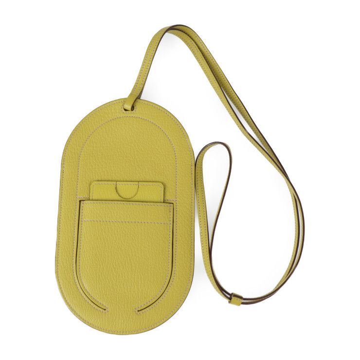 HERMES エルメス その他小物 シェーブル イエロー系 JAUNE DE NAPLES