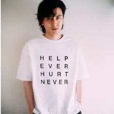 藤井風 HEHN Tシャツ Lサイズ HELP EVER HURT NEVER - メルカリShops