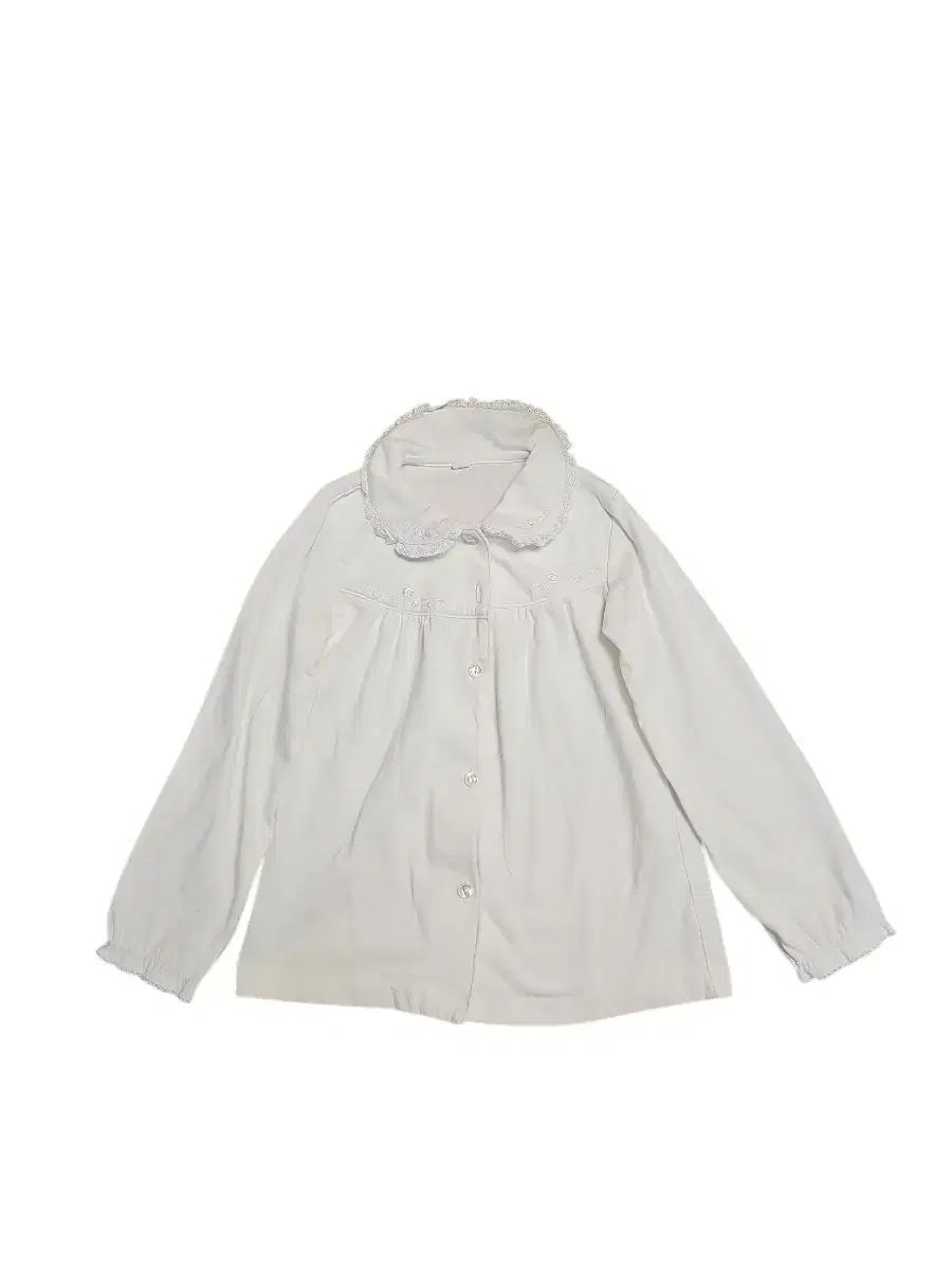 (日本) トゥイーン 刺繡 綿 ブラウス 120 (状態良好)