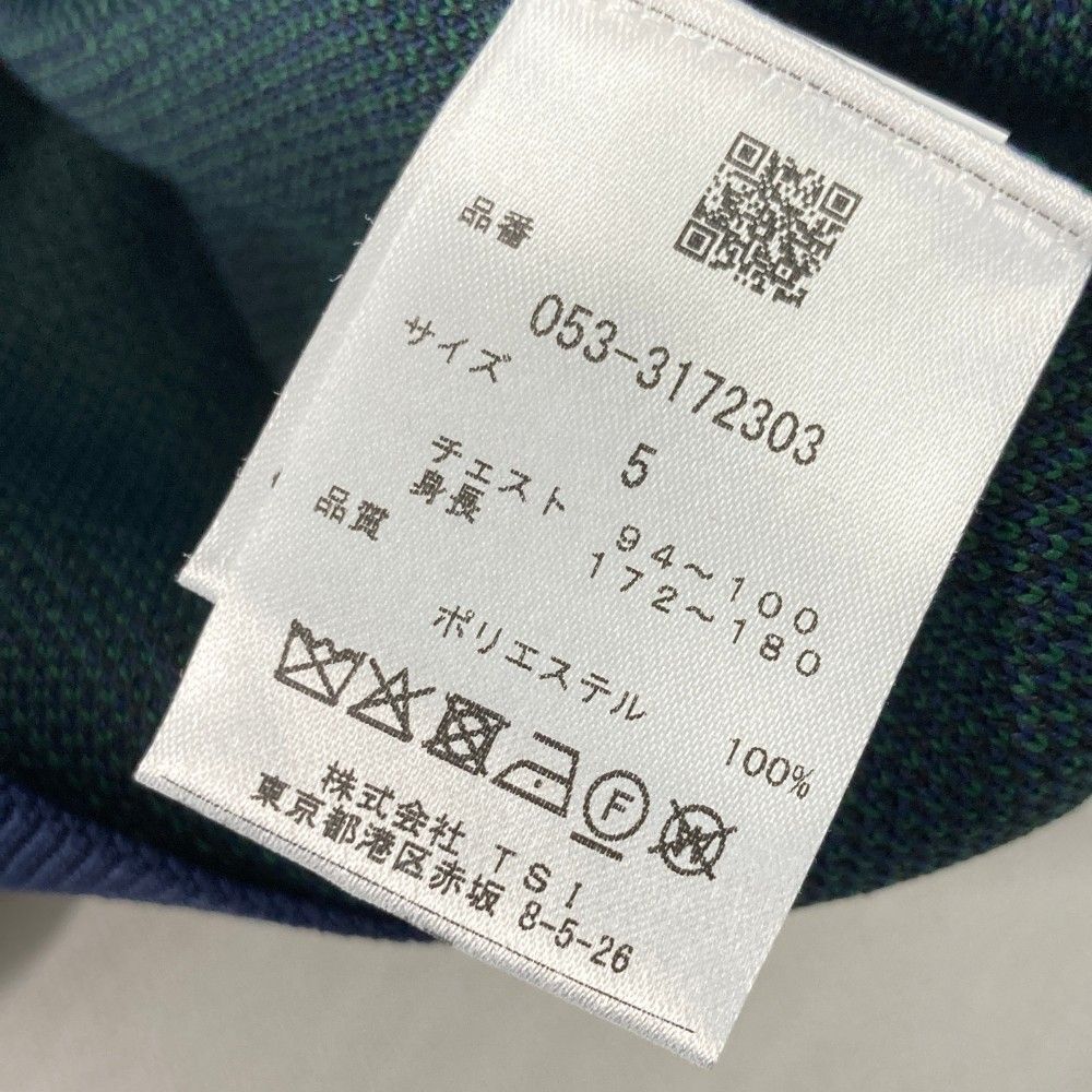 サイズ：5 PEARLY GATES パーリーゲイツ ニット ジップジャケット