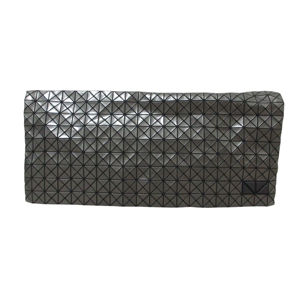 BAO BAO ISSEY MIYAKE バオバオ イッセイミヤケ クラッチバッグ グレー ブラック レディース 古着