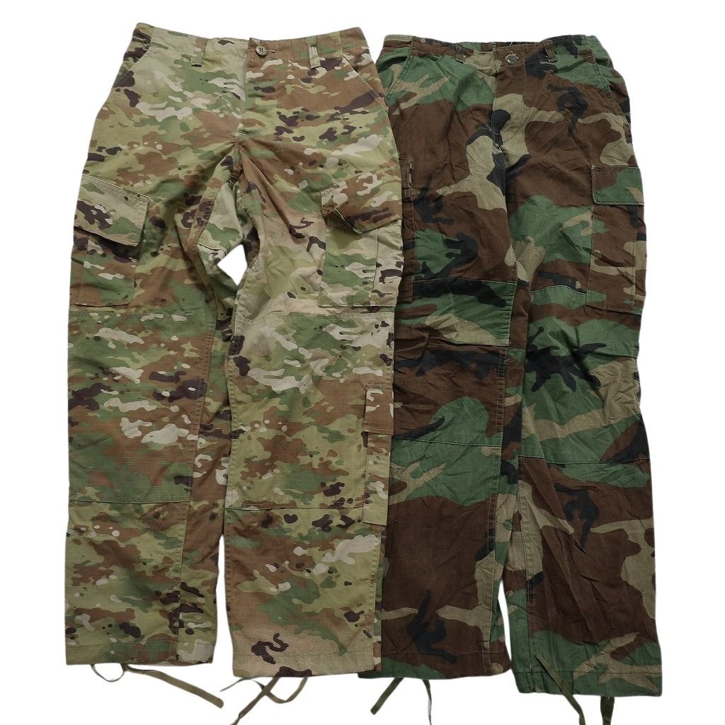 古着卸 まとめ売り 米軍実物 フィールドパンツ カモ柄MIX