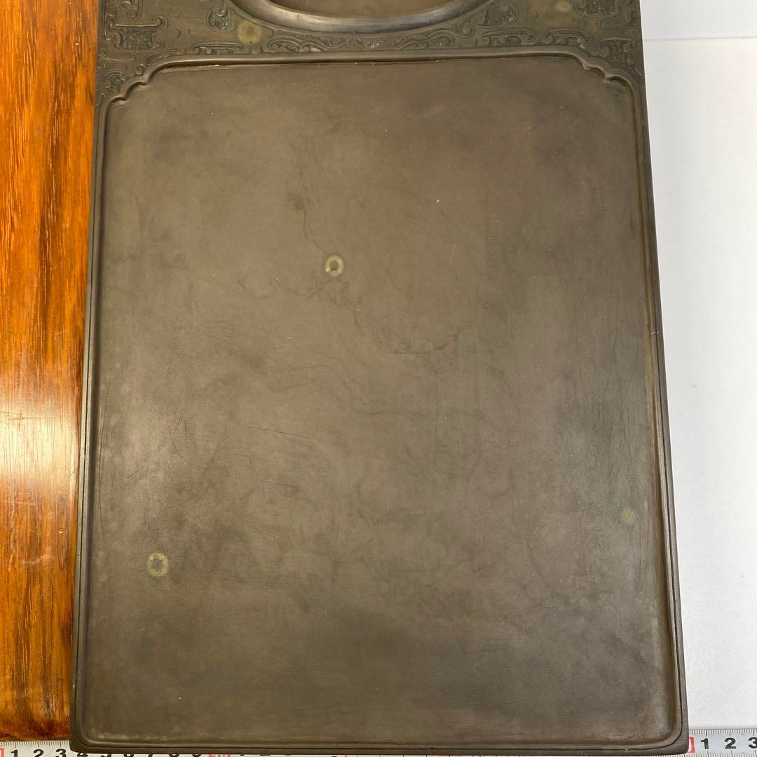 時代 端渓 水巌 龍紋大硯石 トニヒ 東さ6-0812☆2F - メルカリ