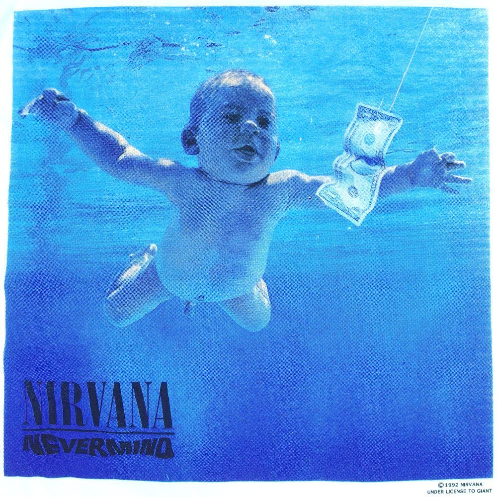 240 NIRVANA ニルヴァーナ Tシャツ 美品 USA製 ホワイト Lサイズ