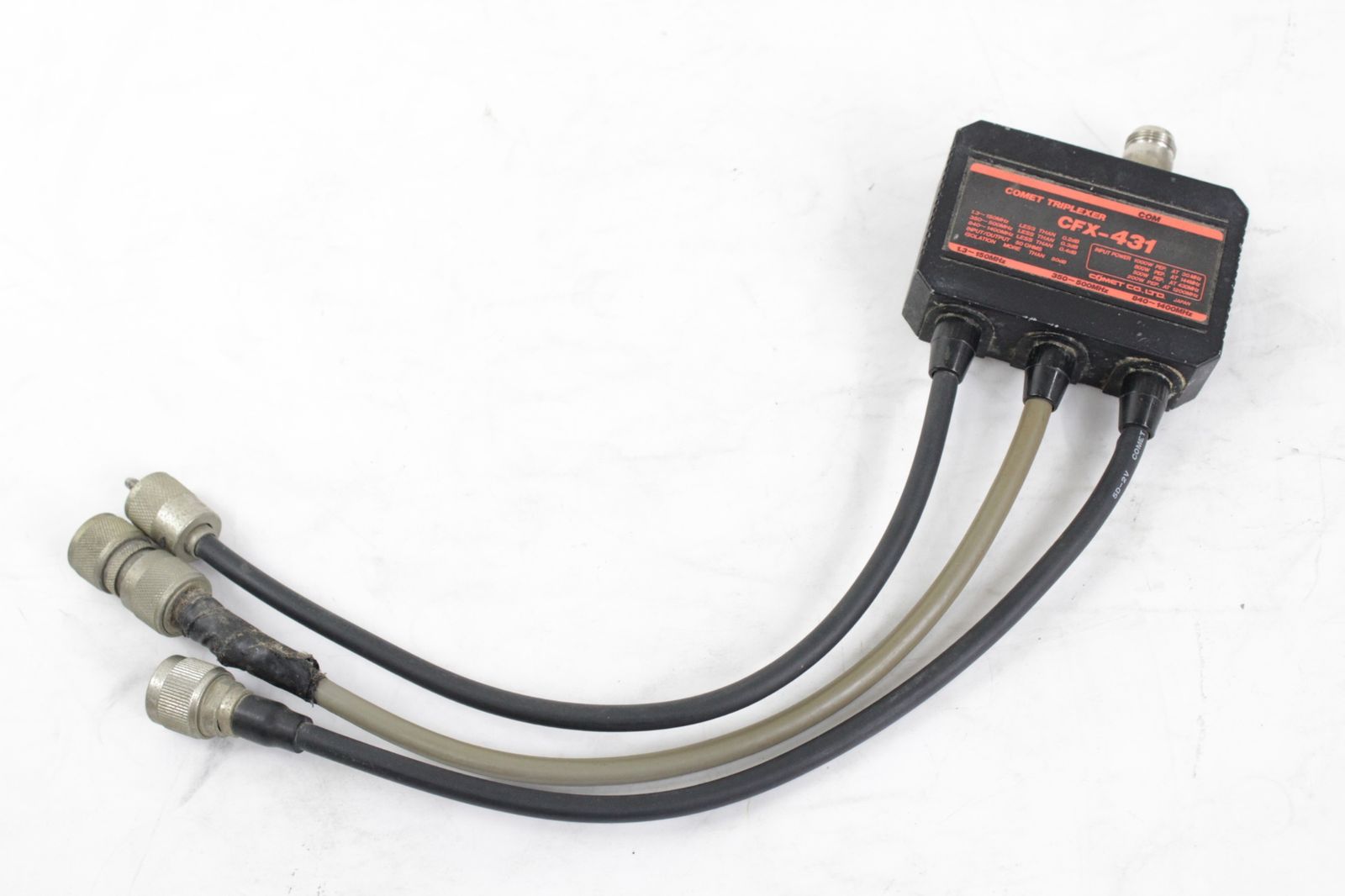 現状品 コメット トリプレクサー CFX-431 COMET 無線機 アマチュア ITSHOZUTANXQ-D-A01-byebye