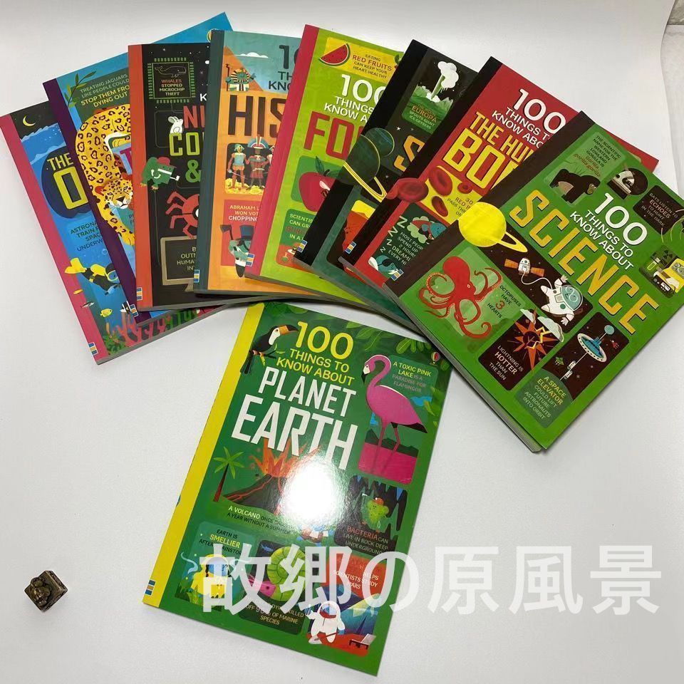 100 THINGS TO KNOW ABOUT 9冊 洋書 英語絵本 100 Things to know About 9冊セット 洋書 英語絵本-日本