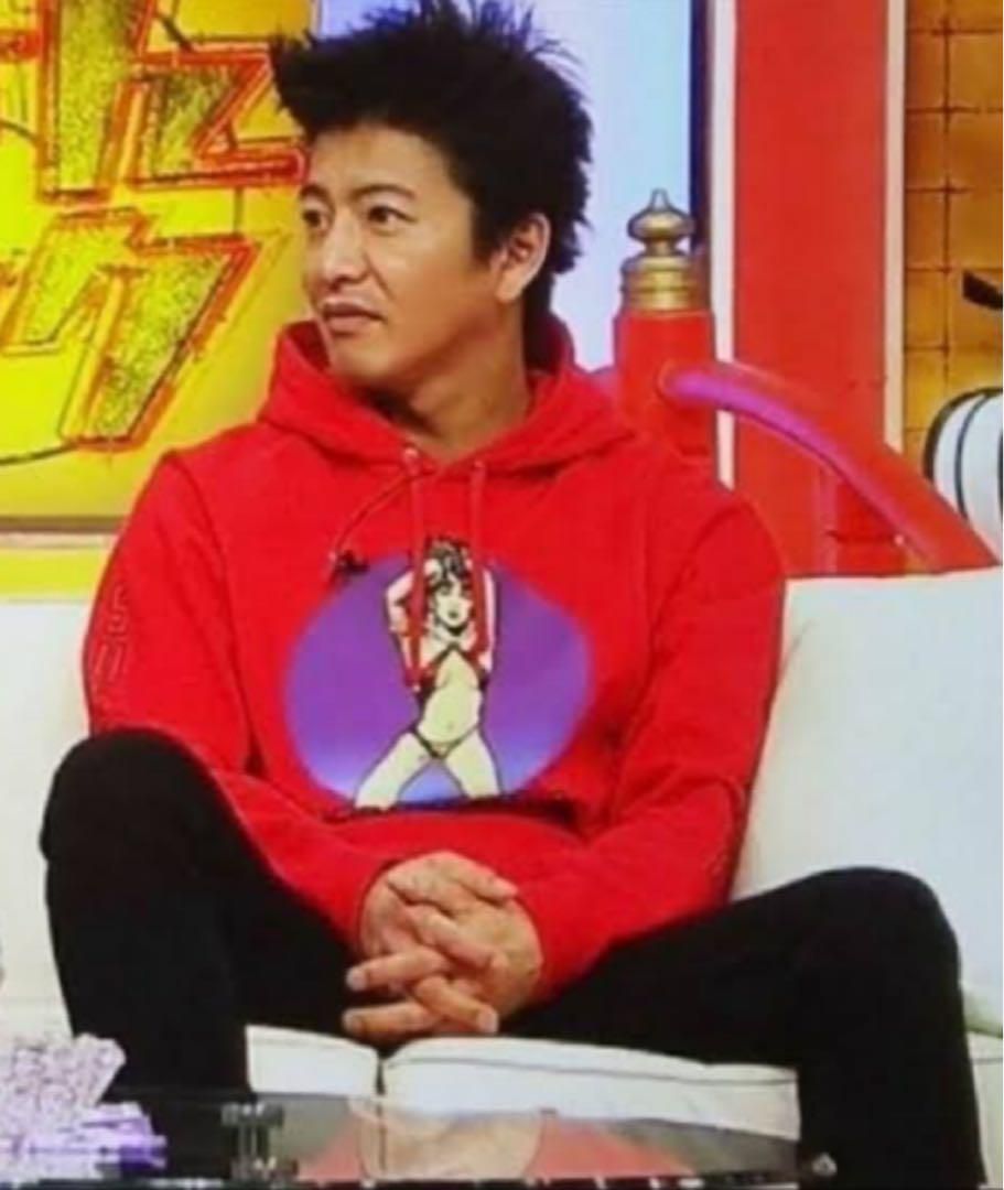 【木村拓哉着用】SUPREME プルオーバーパーカー ヴァンピレラ 黒 L 木村拓哉着用】SUPREME プルオーバーパーカー ヴァンピレラ 黒 L