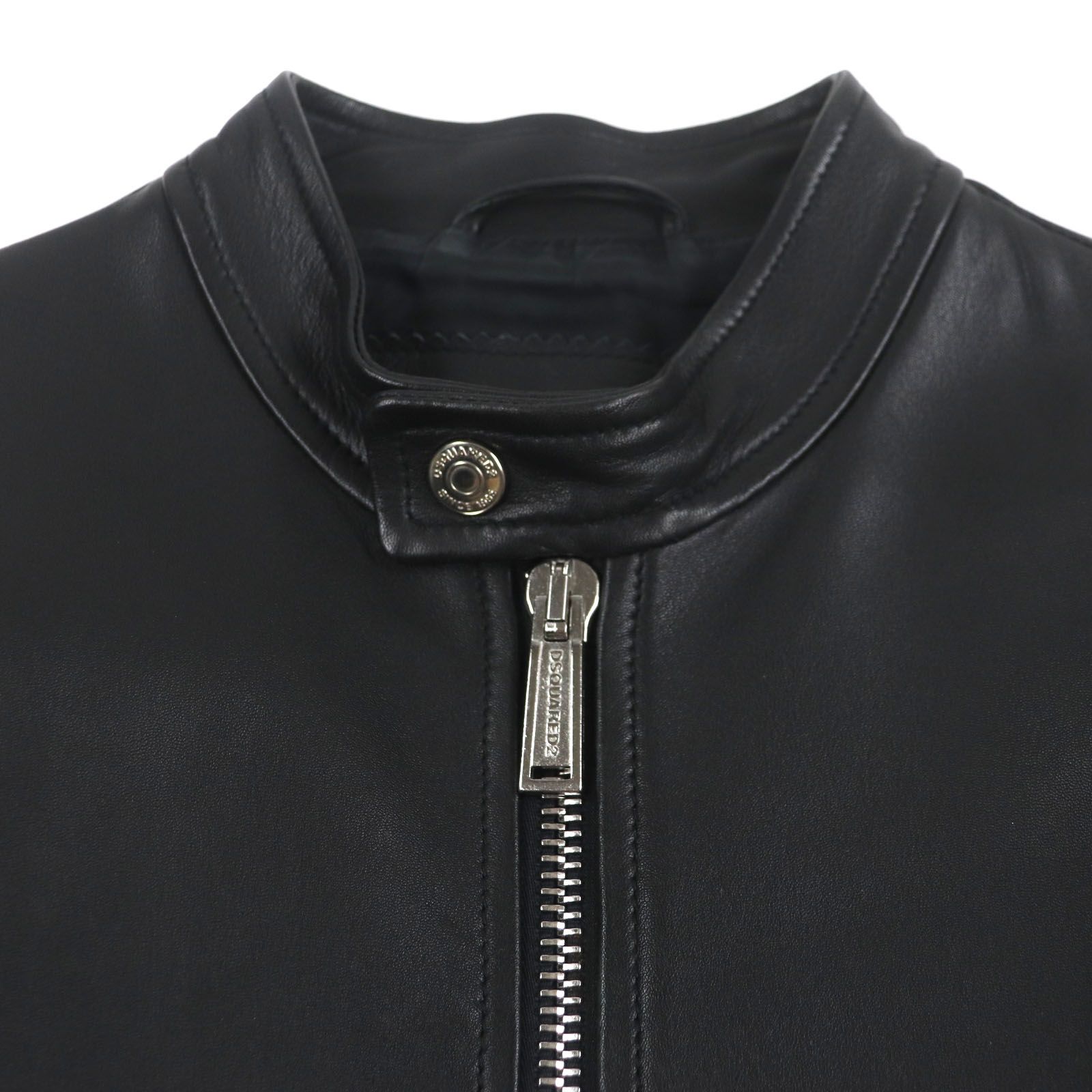 美品▽DSQUARED2 ディースクエアード 21AW S74AM1202 羊革 ラムスキン  