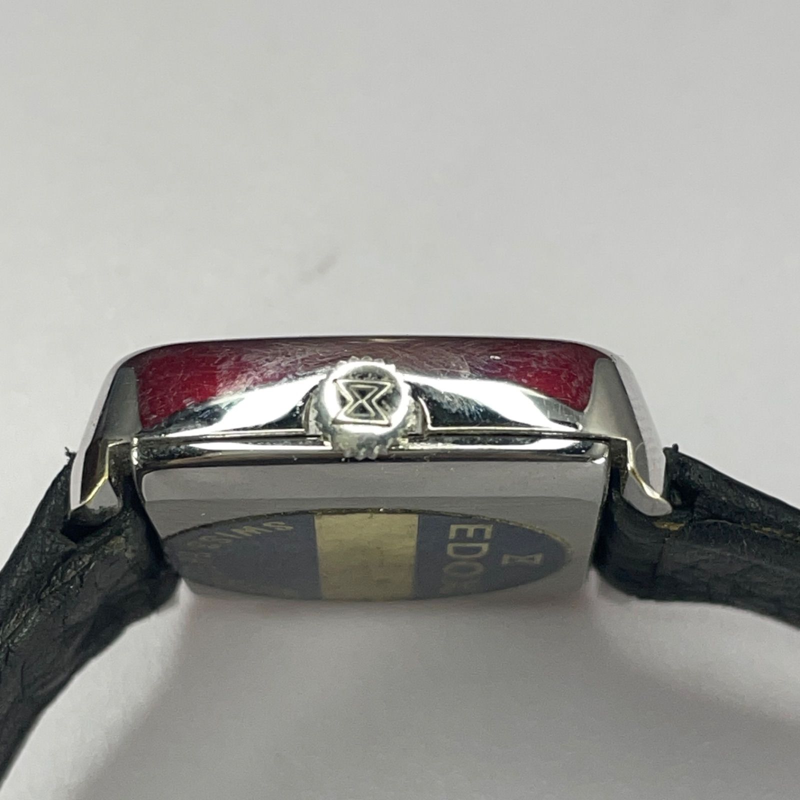 デッドストック 70s EDOX 手巻 純正竜頭 スイス製 ユニセックス