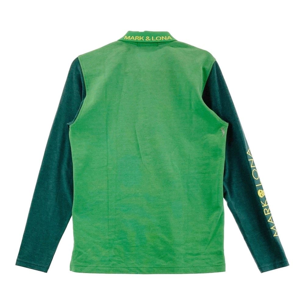 サイズ:M MARK&LONA マークアンドロナ 長袖ポロシャツ グリーン系 サイズ:M MARK&LONA マークアンドロナ 長袖ポロシャツ グリーン系