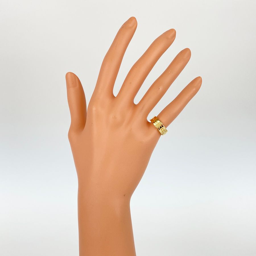 カルティエ　Cartier タンクフランセーズ　リング　10号　k18YG Cartier - カルティエ タンクフランセーズ リング K18 ホワイト