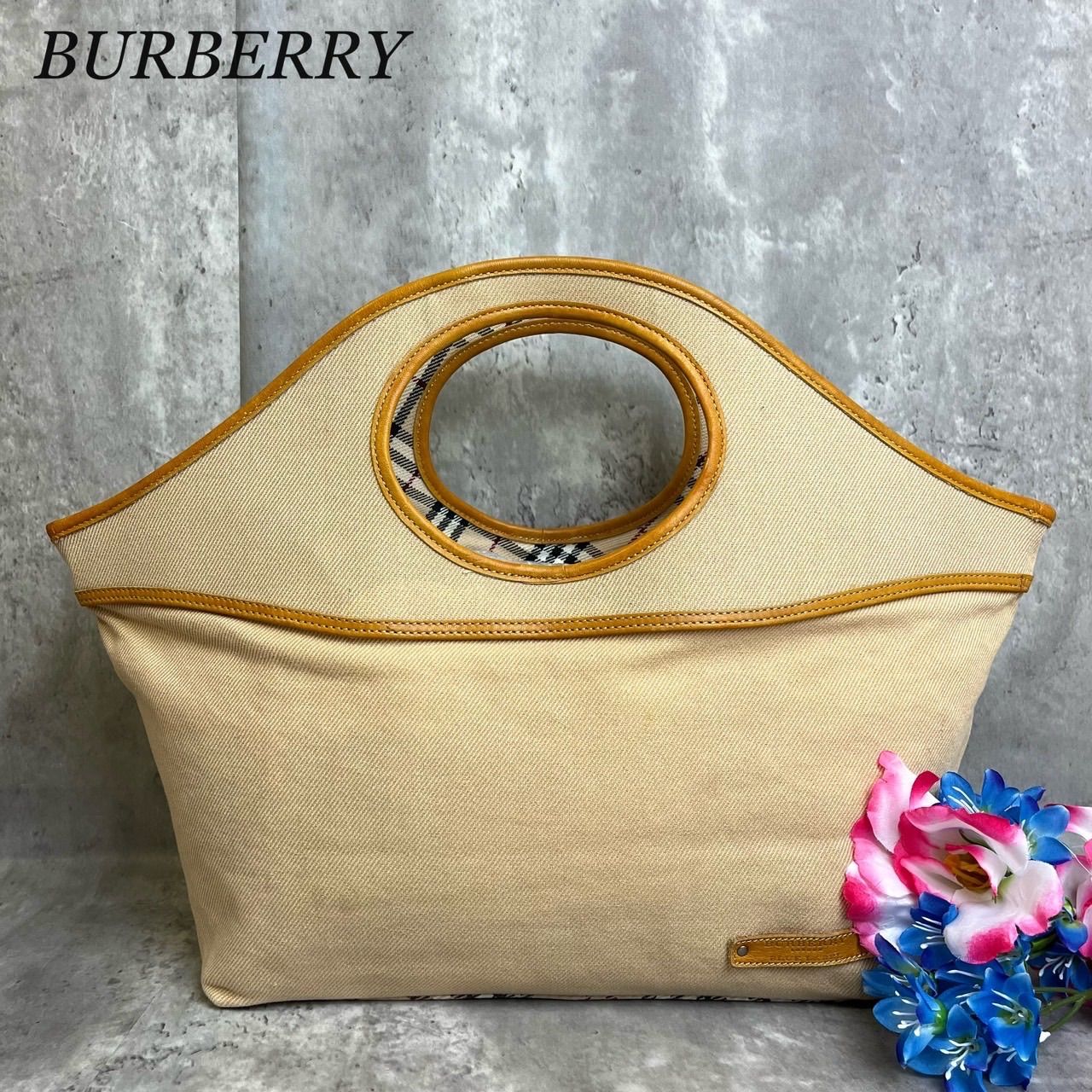 ✨良品✨ BURBERRY バーバリー ハンドバッグ トートバッグ ノバ 