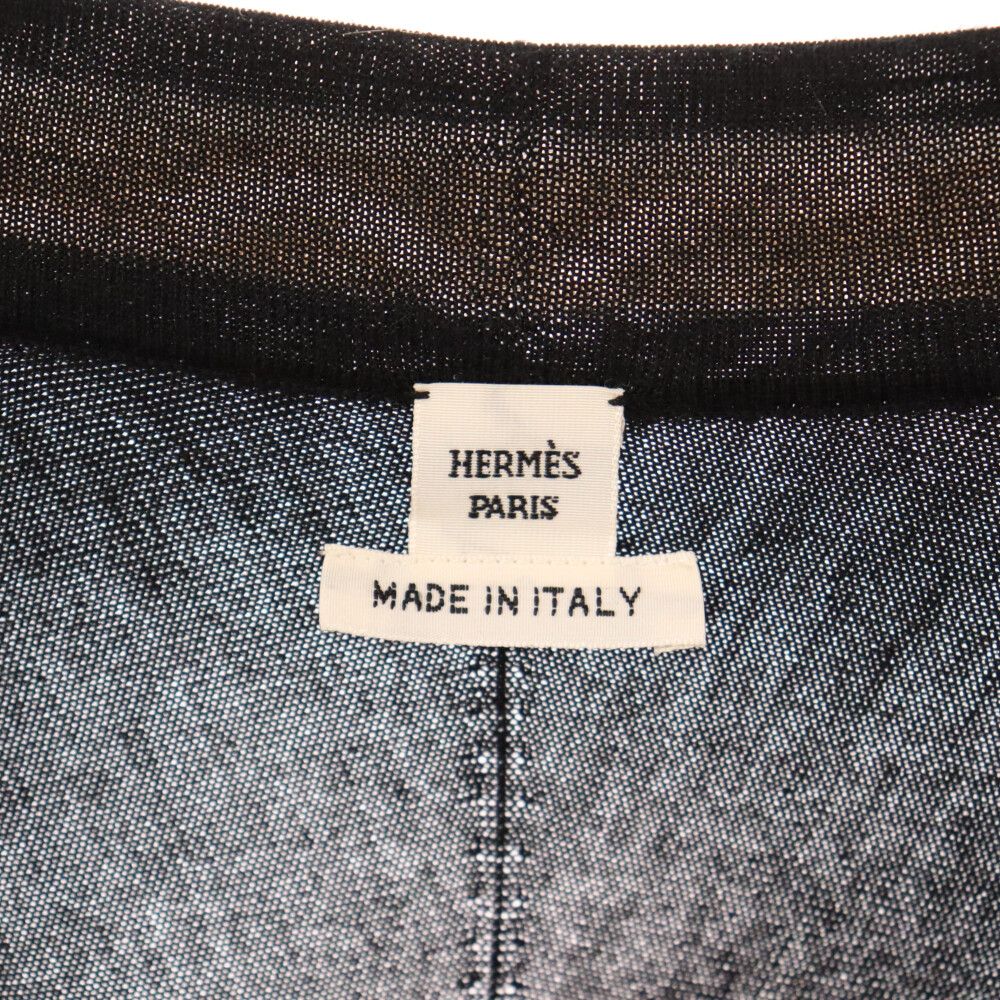HERMES (エルメス) 23SS ツイルレール シルクロングカーディガン HERMES (エルメス) 23SS ツイルレール シルクロングカーディガン