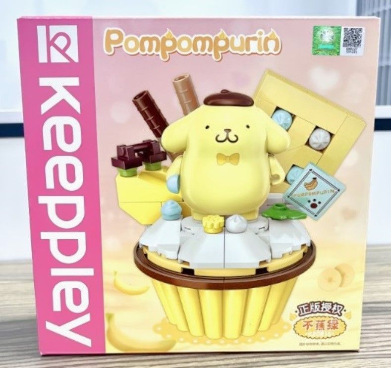 サンリオ keeppley ブロック レゴ ポムポムプリン カップケーキ