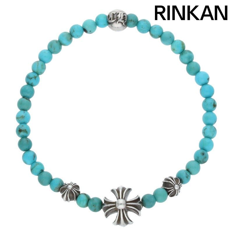 クロムハーツ 4mm BEAD|4mmビーズブレス BEAD15 4mmターコイズビーズブレスレット メンズ